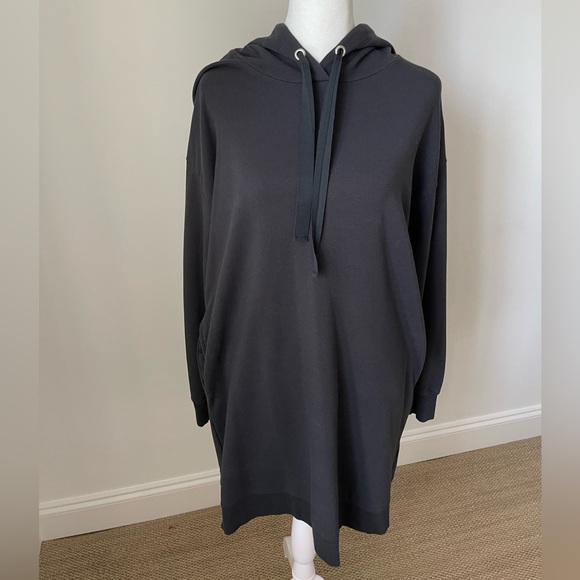 The Drop Women's Iona Long-Sleeve Hooded Mini Sweatshirt Dress - Size M - Picture 6 of 16